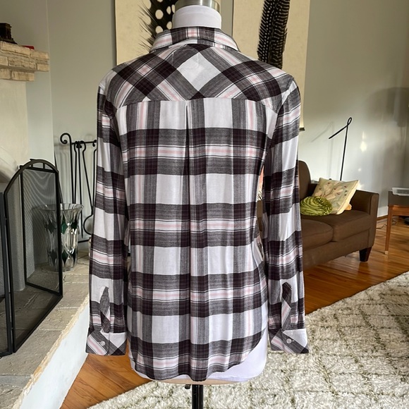 RAILS Plaid Button Up Small S EUC - Picture 4 of 6